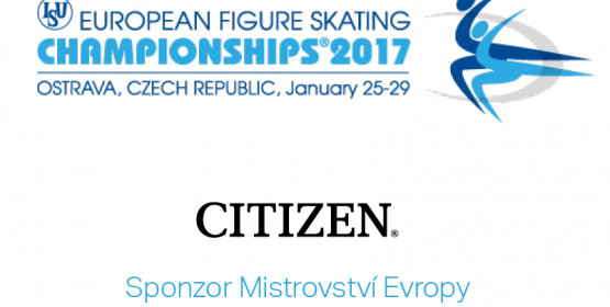 CITIZEN- sponzor Mistrovství Evropy v krasobruslení OSTRAVA 2017